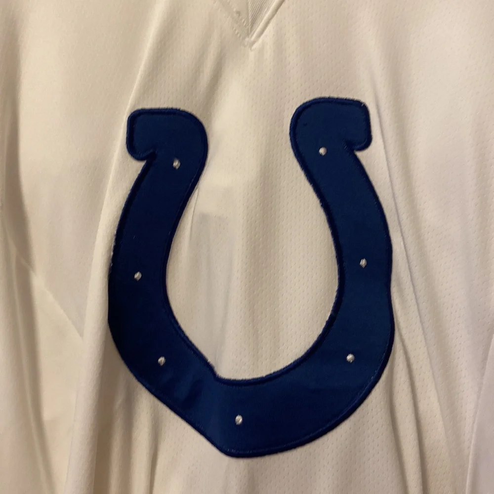 NWT New NFL Indianapolis Colts Women's White Halter Top Sz L - Picture 2 of 8